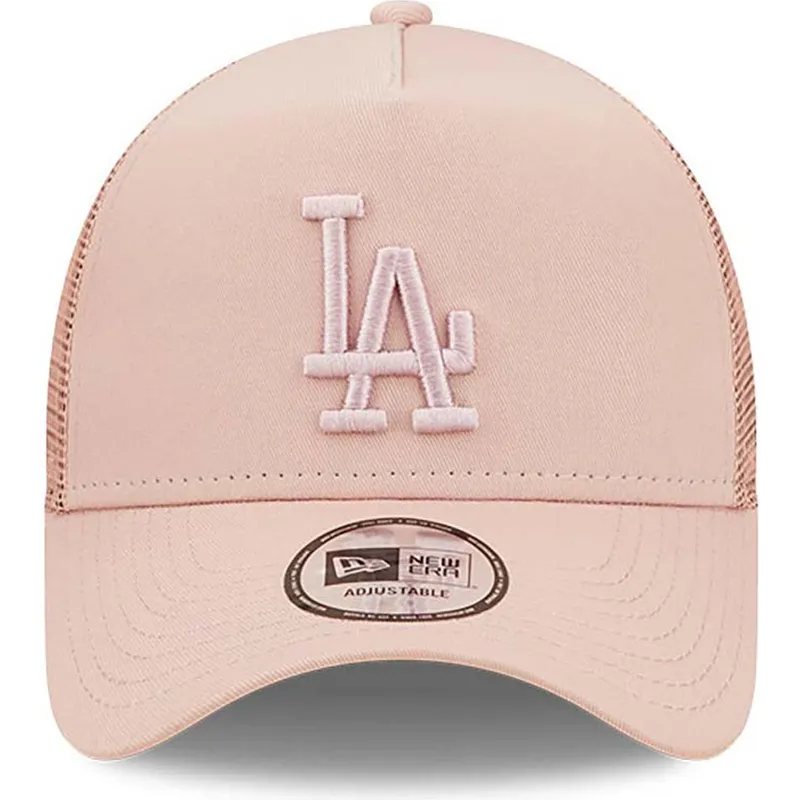 cepur-izliekta-truckeris-roza-snapback-a-frame-tonal-mesh-no-los-angeles-dodgers-mlb-no-new-era