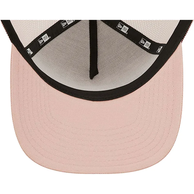 cepur-izliekta-truckeris-roza-snapback-a-frame-tonal-mesh-no-los-angeles-dodgers-mlb-no-new-era