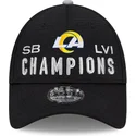 cap-izliekta-black-adjustable-strap-9forty-super-bowl-champions-lvi-2022-no-los-angeles-rams-nfl-no-new-era