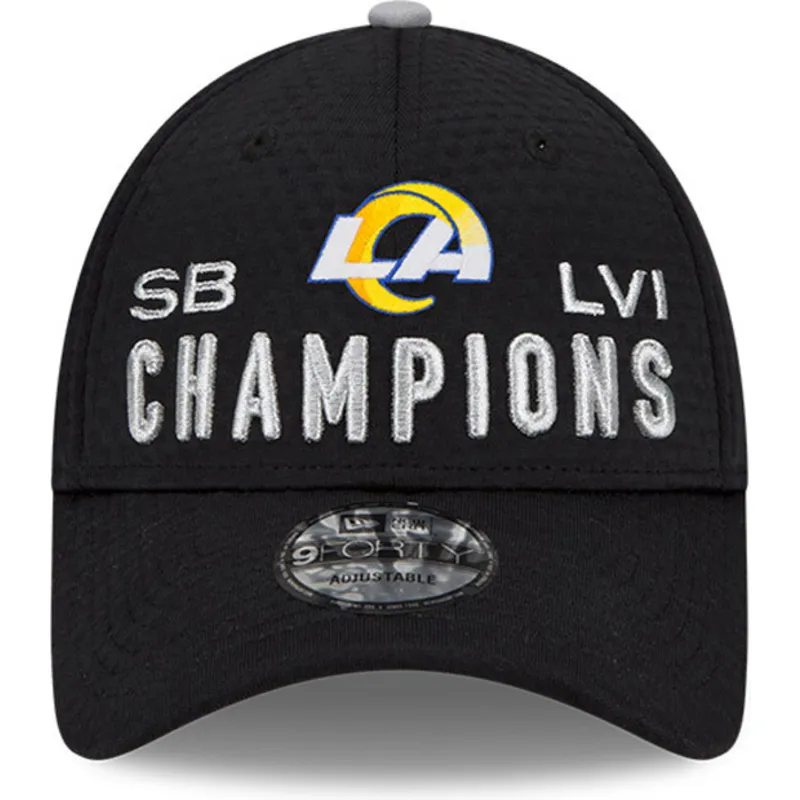 cepur-izliekta-melns-regulejama-lente-9forty-super-bowl-champions-lvi-2022-no-los-angeles-rams-nfl-no-new-era