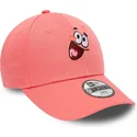 gorra-curva-rosa-ajustable-para-nino-9forty-de-patricio-estrella-bob-esponja-de-new-era
