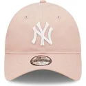cap-izliekta-pink-adjustable-strap-9twenty-league-essential-no-new-york-yankees-mlb-no-new-era