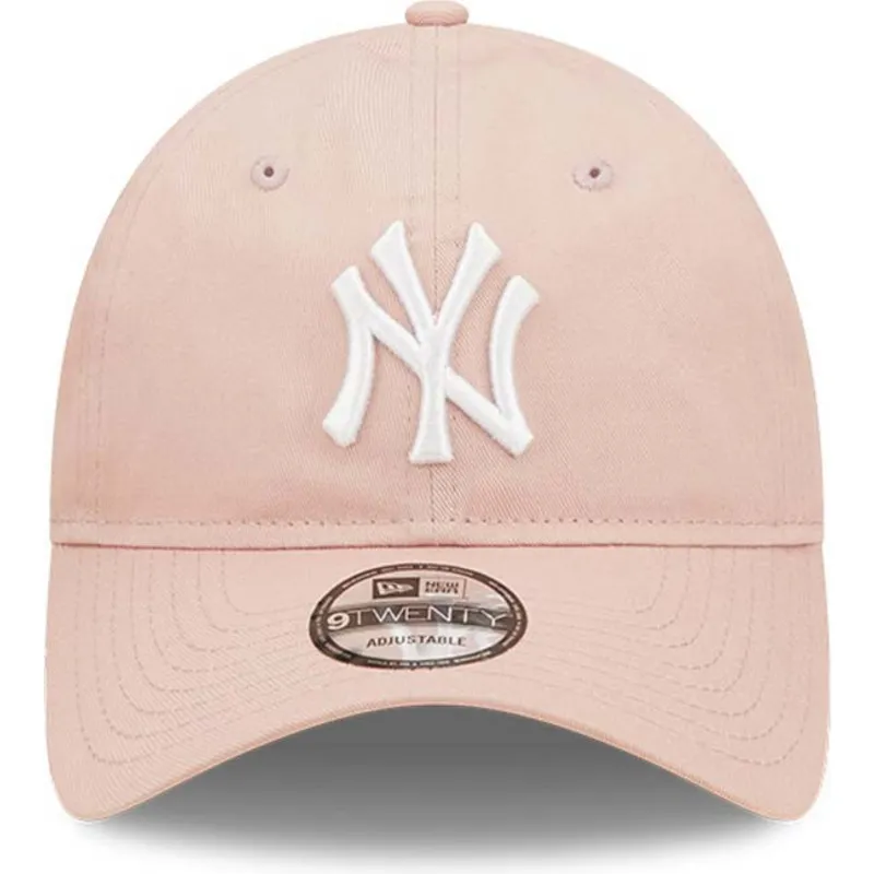 cepur-izliekta-roza-regulejams-9twenty-league-essential-no-new-york-yankees-mlb-no-new-era