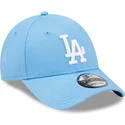 verstellbare-blaue-9forty-league-essential-kappe-der-los-angeles-dodgers-mlb-von-new-era