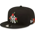 cepur-plakana-melns-snapback-9fifty-flower-no-new-york-yankees-mlb-no-new-era