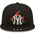 cepur-plakana-melns-snapback-9fifty-flower-no-new-york-yankees-mlb-no-new-era