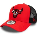 cepur-izliekta-truckeris-sarkans-snapback-a-frame-camo-infill-no-chicago-bulls-nba-no-new-era