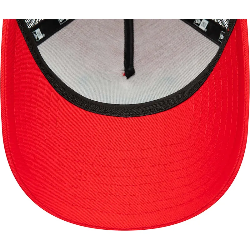 cepur-izliekta-truckeris-sarkans-snapback-a-frame-camo-infill-no-chicago-bulls-nba-no-new-era