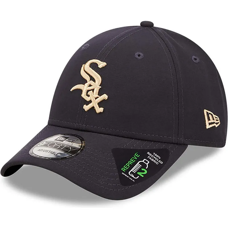 cepur-izliekta-tumsi-zils-regulejams-9forty-repreve-no-chicago-white-sox-mlb-no-new-era