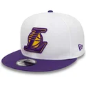 cepur-plakana-balts-snapback-9fifty-crown-patches-champions-no-los-angeles-lakers-nba-no-new-era