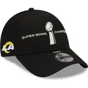 cepur-izliekta-melns-snapback-9forty-parade-super-bowl-champions-lvi-2022-no-los-angeles-rams-nfl-no-new-era