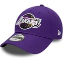 cepur-izliekta-violets-regulejams-9forty-print-infill-no-los-angeles-lakers-nba-no-new-era