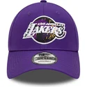 verstellbare-violette-9forty-print-infill-kappe-der-los-angeles-lakers-nba-von-new-era
