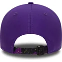 verstellbare-violette-9forty-print-infill-kappe-der-los-angeles-lakers-nba-von-new-era