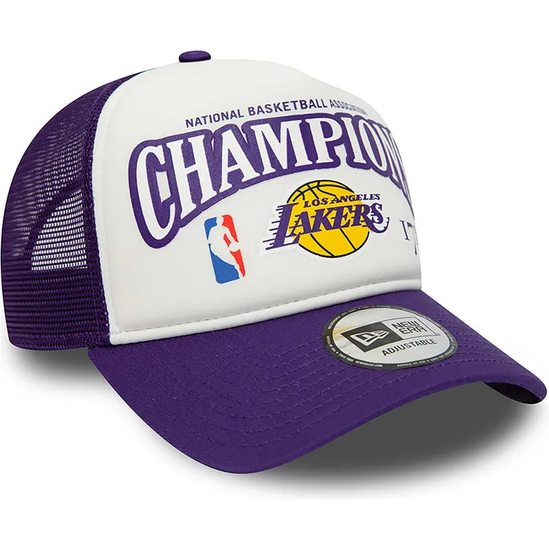 cepur-izliekta-truckeris-violets-snapback-a-frame-league-champions-no-los-angeles-lakers-nba-no-new-era
