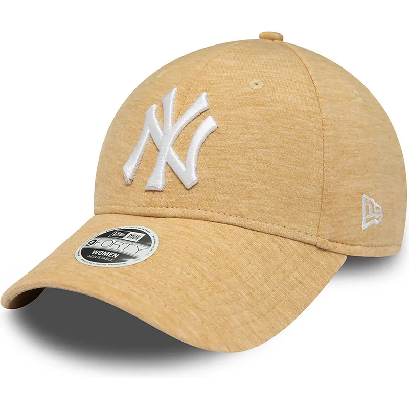 cap-izliekta-beige-adjustable-strap-9forty-jersey-no-new-york-yankees-mlb-no-new-era