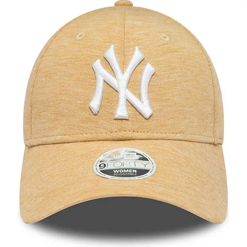 cap-izliekta-beige-adjustable-strap-9forty-jersey-no-new-york-yankees-mlb-no-new-era