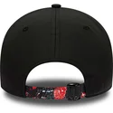 cepur-izliekta-melns-regulejams-9forty-print-infill-no-chicago-bulls-nba-no-new-era