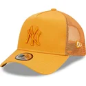 cepur-izliekta-truckeris-oranzs-snapback-a-frame-tonal-mesh-no-new-york-yankees-mlb-no-new-era