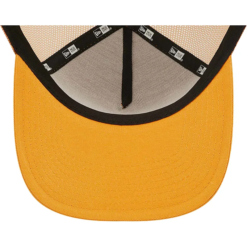 cepur-izliekta-truckeris-oranzs-snapback-a-frame-tonal-mesh-no-new-york-yankees-mlb-no-new-era