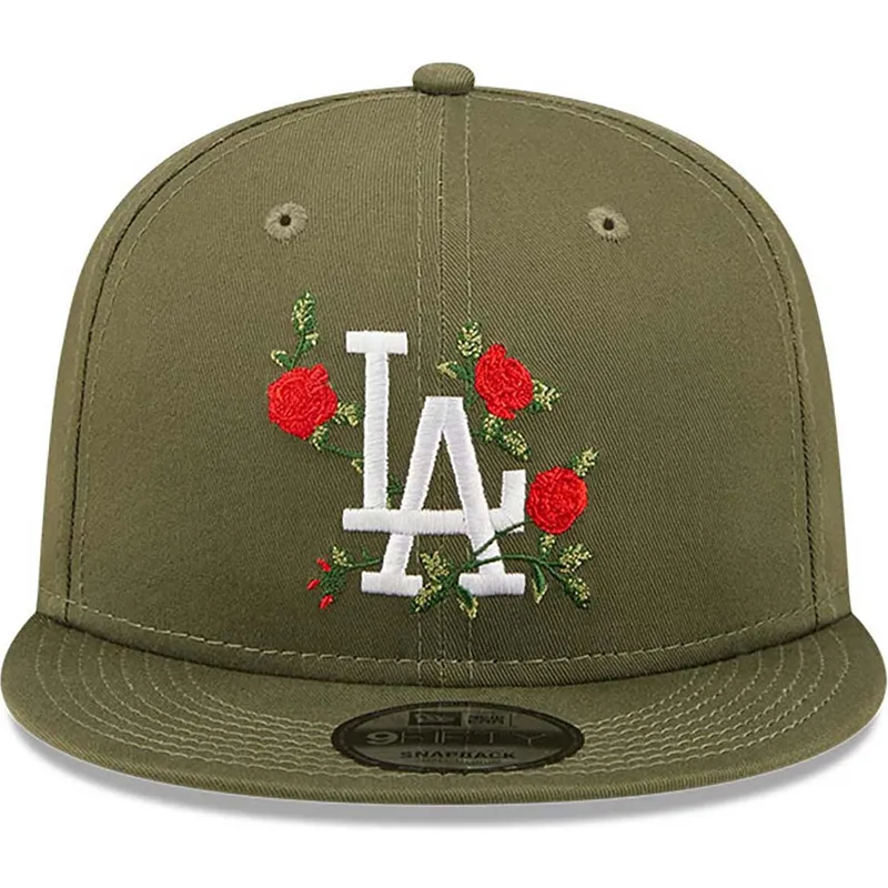 cap-plakana-green-snapback-9fifty-flower-no-los-angeles-dodgers-mlb-no-new-era