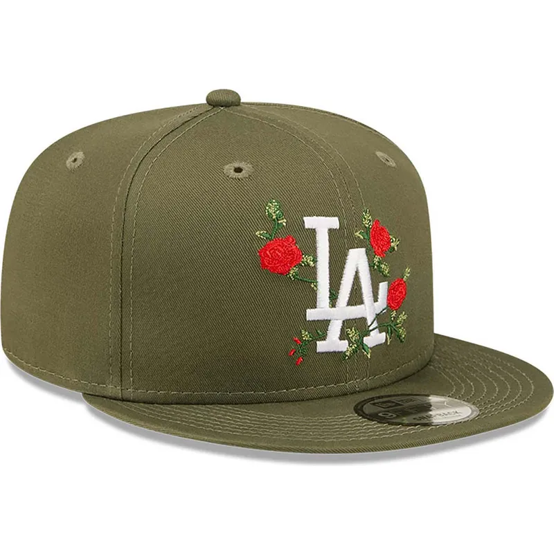 cap-plakana-green-snapback-9fifty-flower-no-los-angeles-dodgers-mlb-no-new-era