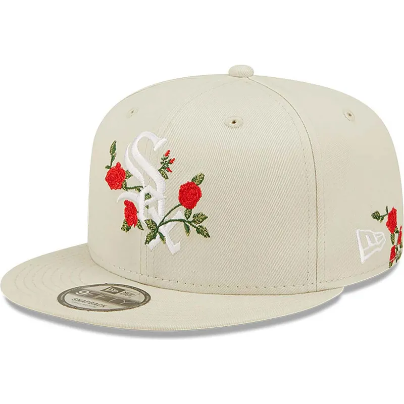 cepur-plakana-bess-snapback-9fifty-flower-no-chicago-white-sox-mlb-no-new-era