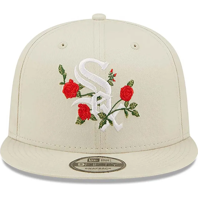 cepur-plakana-bess-snapback-9fifty-flower-no-chicago-white-sox-mlb-no-new-era