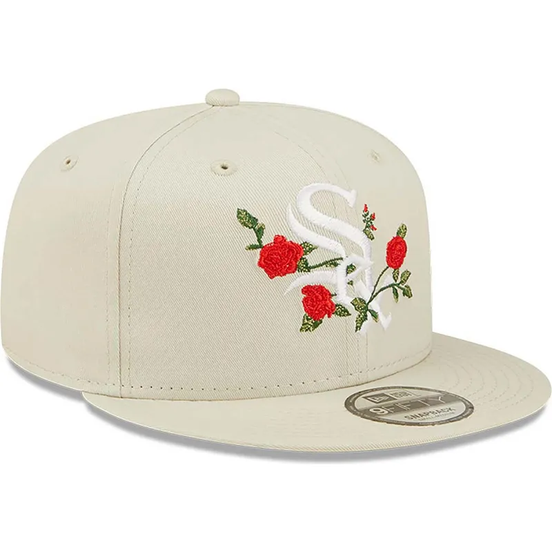 cepur-plakana-bess-snapback-9fifty-flower-no-chicago-white-sox-mlb-no-new-era