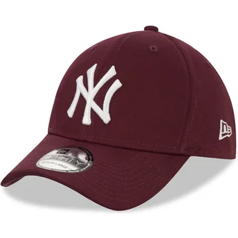 cap-izliekta-red-ajustada-granate-39thirty-league-essential-no-new-york-yankees-mlb-no-new-era
