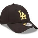 cap-izliekta-black-adjustable-strap-9forty-league-essential-no-los-angeles-dodgers-mlb-no-new-era