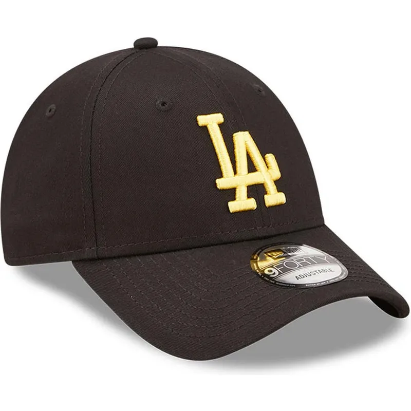 cap-izliekta-black-adjustable-strap-9forty-league-essential-no-los-angeles-dodgers-mlb-no-new-era