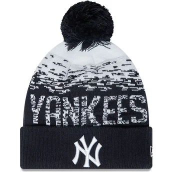 Gorro azul marino con pompón Sport de New York Yankees MLB de New Era