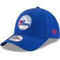 cepur-izliekta-zils-regulejams-9forty-league-no-philadelphia-76ers-nba-no-new-era