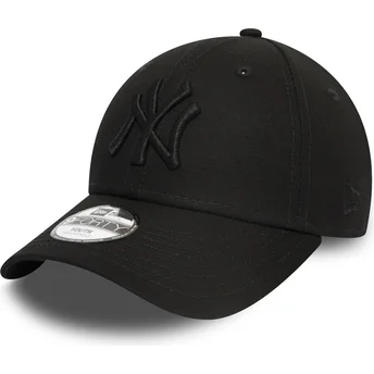 Cepur izliekta melns regulējams bērniem 9FORTY League Essential no New York Yankees MLB no New Era