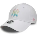 cepur-izliekta-balts-regulejams-multicolor-9forty-ombre-infill-no-new-york-yankees-mlb-no-new-era