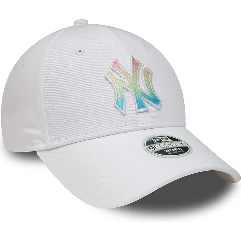 cepur-izliekta-balts-regulejams-multicolor-9forty-ombre-infill-no-new-york-yankees-mlb-no-new-era
