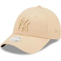 cap-izliekta-beige-adjustable-strap-9forty-league-essential-no-new-york-yankees-mlb-no-new-era