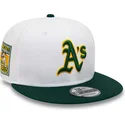 cepur-plakana-balts-snapback-rickey-henderson-9fifty-crown-patches-no-oakland-athletics-mlb-no-new-era