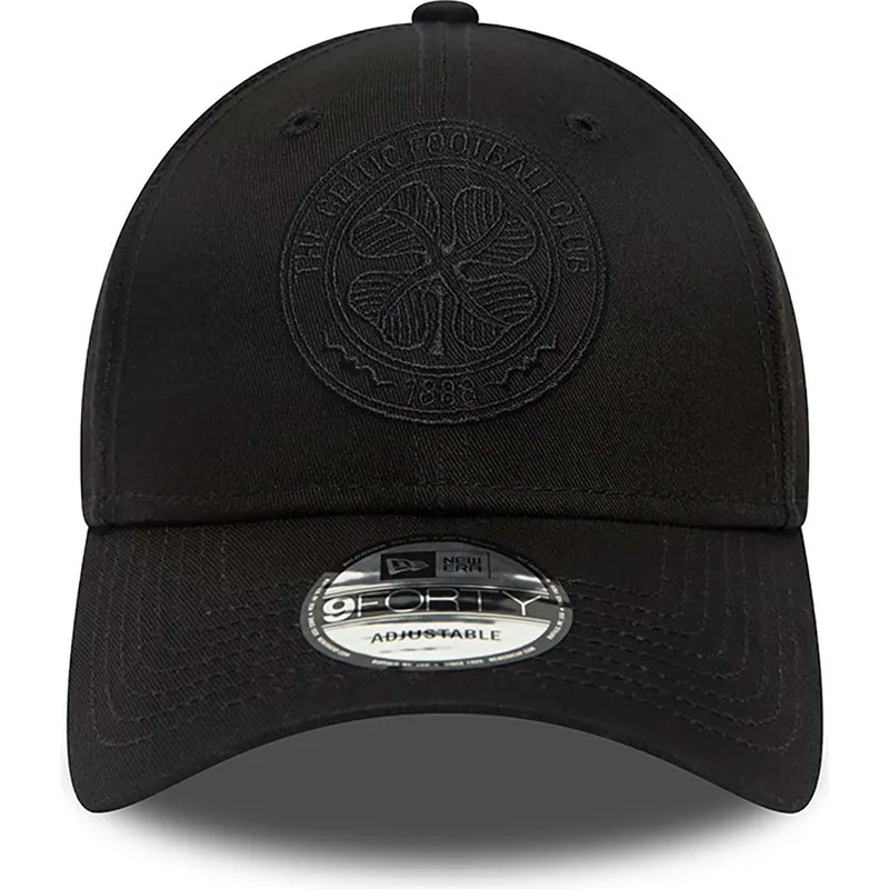 cap-izliekta-black-adjustable-strap-9forty-no-celtic-football-club-scottish-premiership-no-new-era
