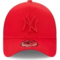 cap-izliekta-red-snapback-a-frame-tonal-mesh-no-new-york-yankees-mlb-no-new-era