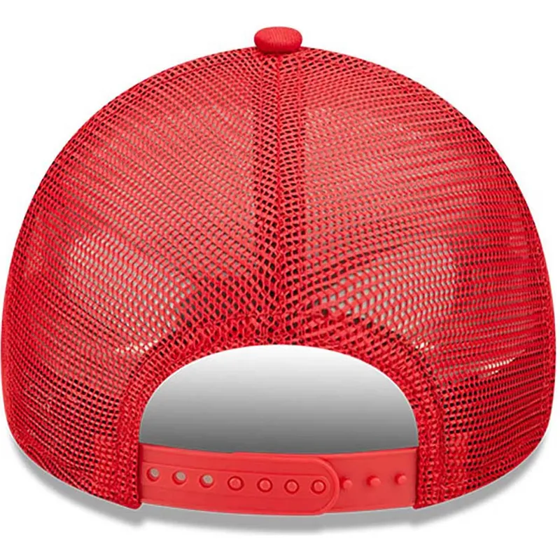 cepur-izliekta-truckeris-sarkans-snapback-a-frame-tonal-mesh-no-new-york-yankees-mlb-no-new-era