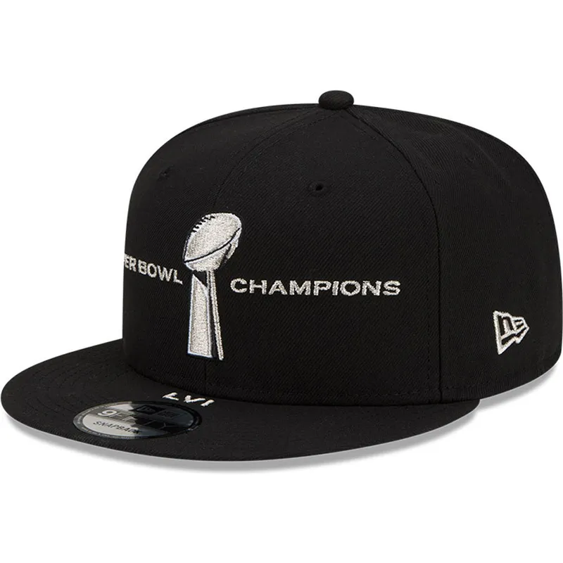 cepur-plakana-melns-snapback-9fifty-parade-super-bowl-champions-lvi-2022-no-los-angeles-rams-nfl-no-new-era