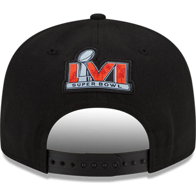 cepur-plakana-melns-snapback-9fifty-parade-super-bowl-champions-lvi-2022-no-los-angeles-rams-nfl-no-new-era