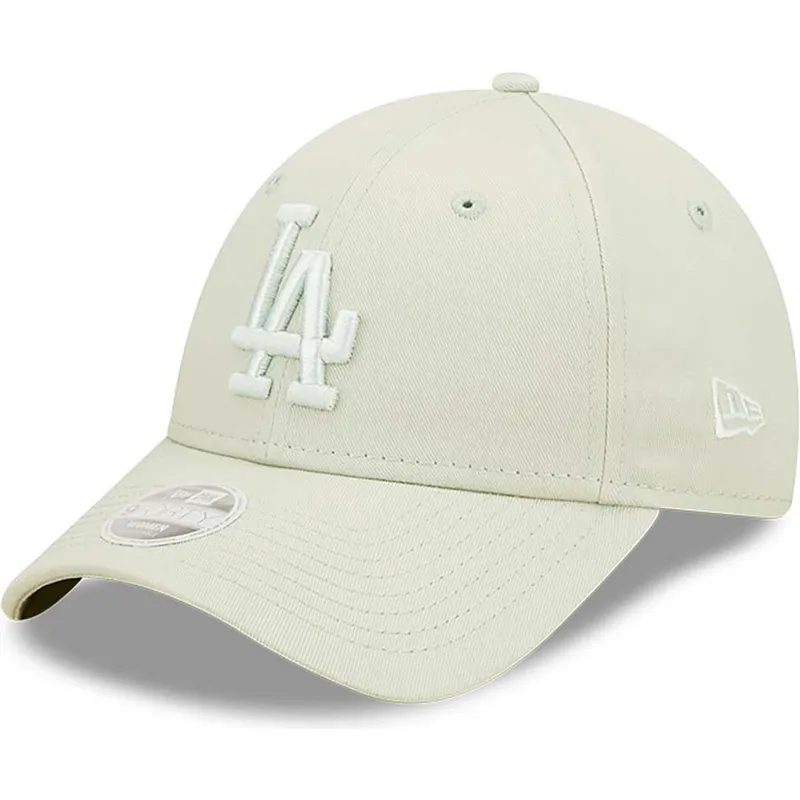 cap-izliekta-green-adjustable-strap-claro-claro-9forty-league-essential-no-los-angeles-dodgers-mlb-no-new-era