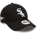 cepur-izliekta-melns-regulejams-9forty-team-side-patch-no-chicago-white-sox-mlb-no-new-era