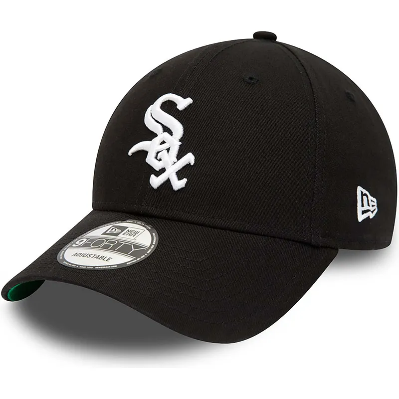 cepur-izliekta-melns-regulejams-9forty-team-side-patch-no-chicago-white-sox-mlb-no-new-era