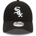 cepur-izliekta-melns-regulejams-9forty-team-side-patch-no-chicago-white-sox-mlb-no-new-era