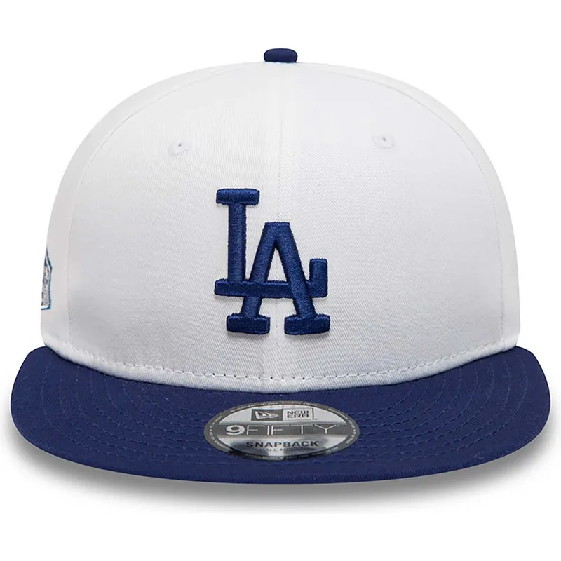 cepur-plakana-balts-snapback-9fifty-crown-patches-no-los-angeles-dodgers-mlb-no-new-era