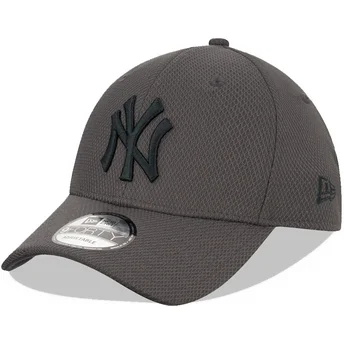 Cepur izliekta pelēks regulējama lente 9FORTY Diamond Era no New York Yankees MLB no New Era